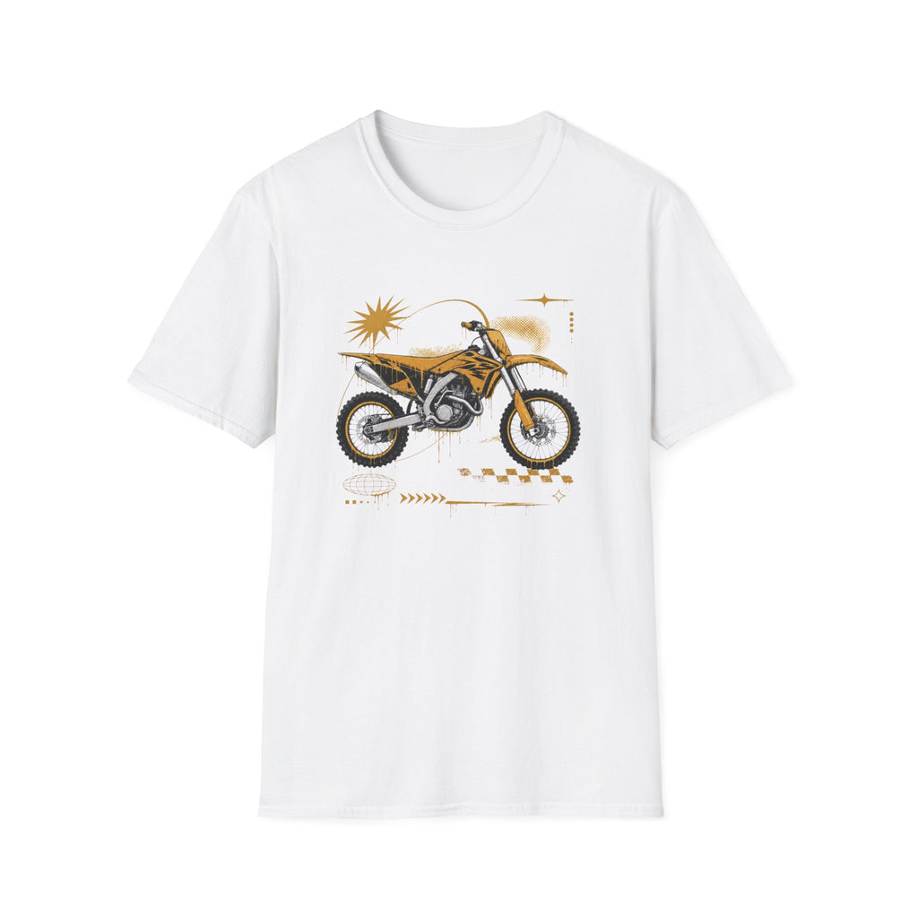 Dirtbike in Orange T-Shirt