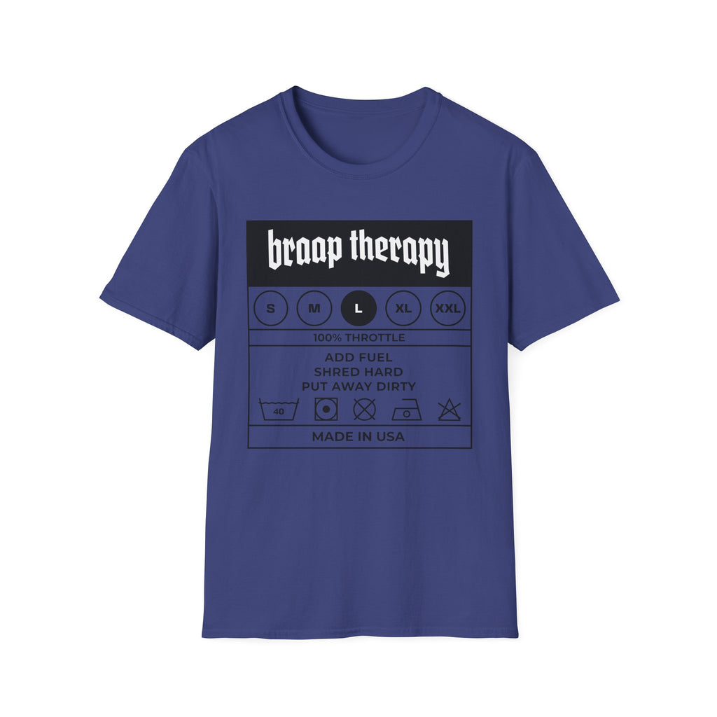 Braaap Therapy Tag T-Shirt