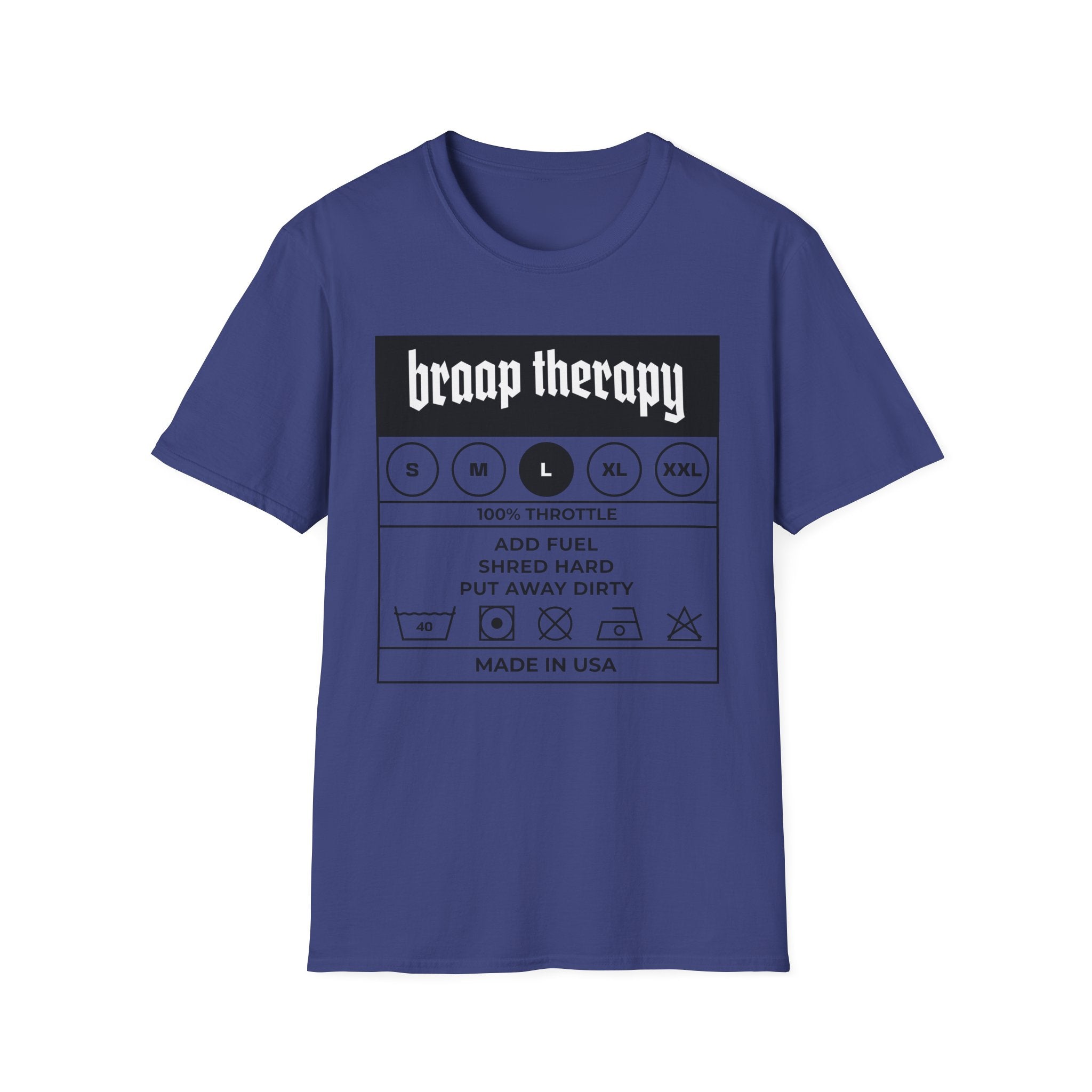 Braaap Therapy Tag T-Shirt