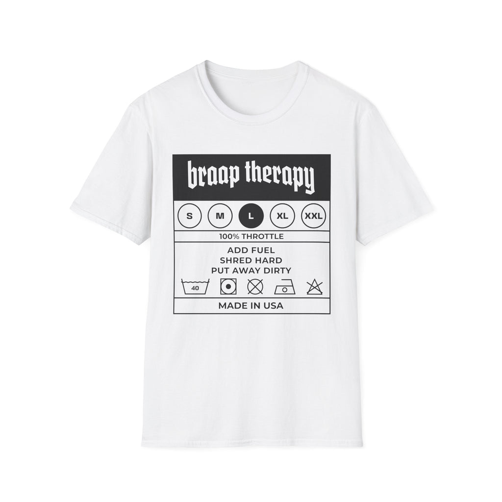 Braaap Therapy Tag T-Shirt