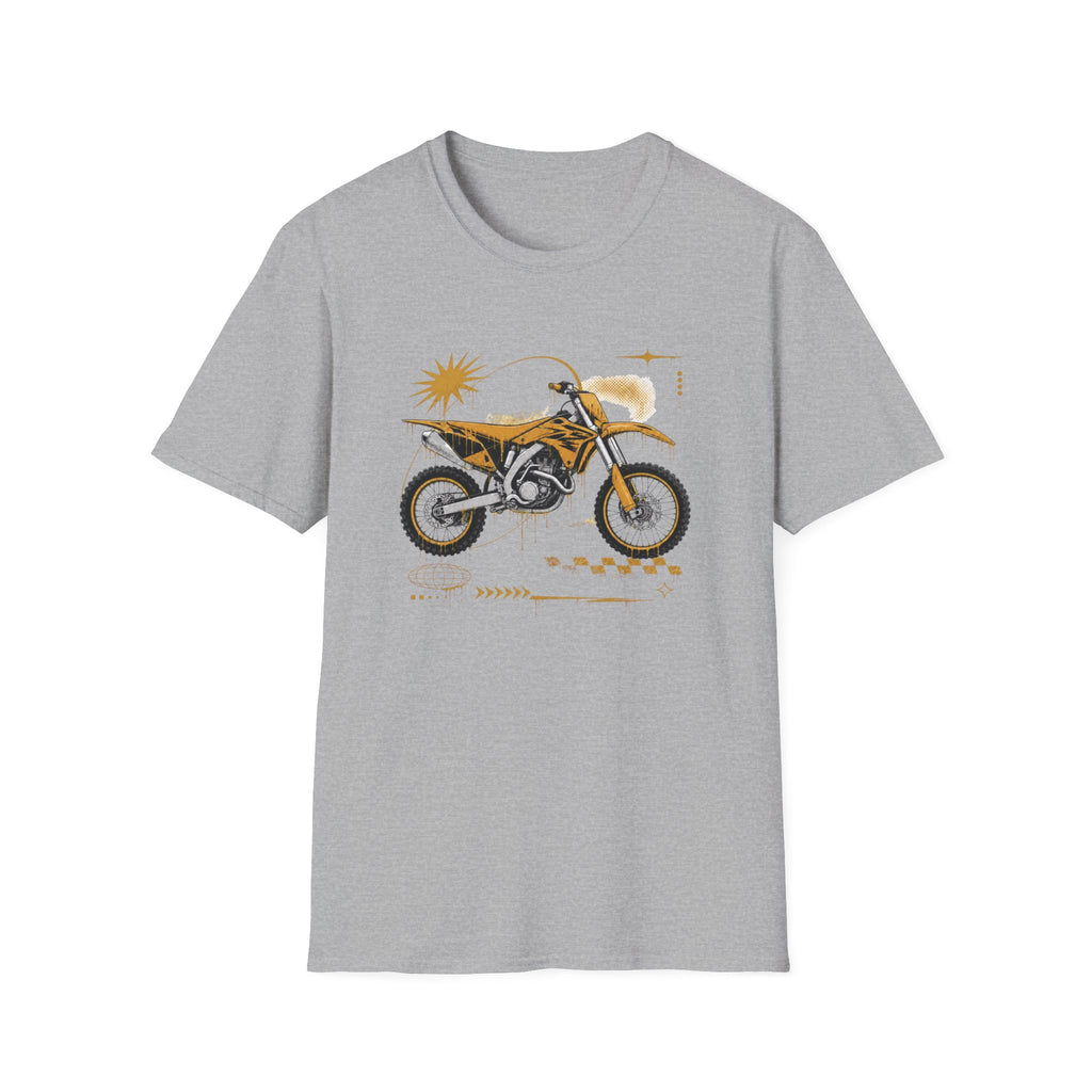 Dirtbike in Orange T-Shirt