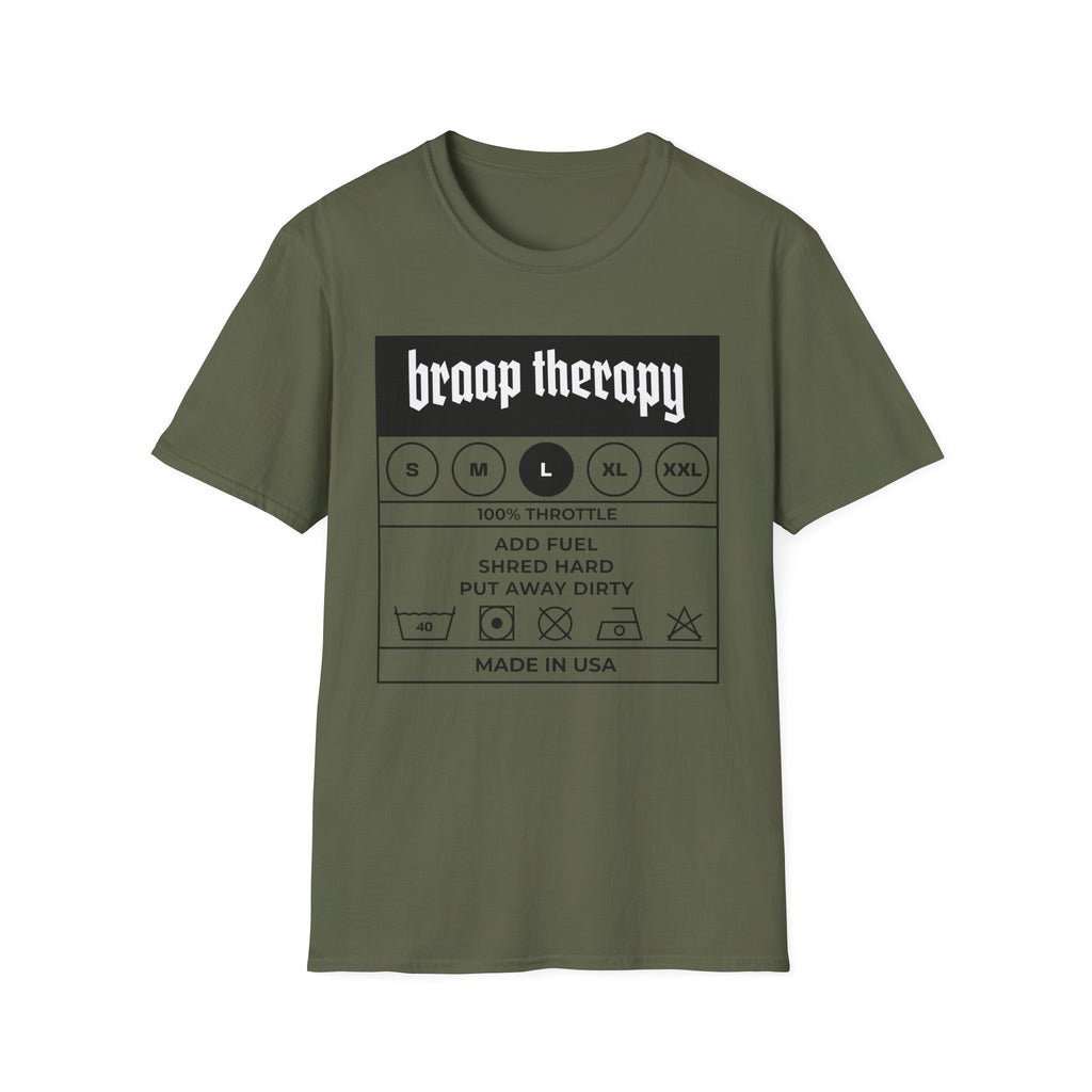 Braaap Therapy Tag T-Shirt