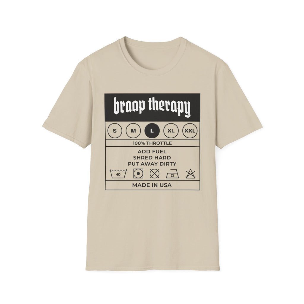 Braaap Therapy Tag T-Shirt