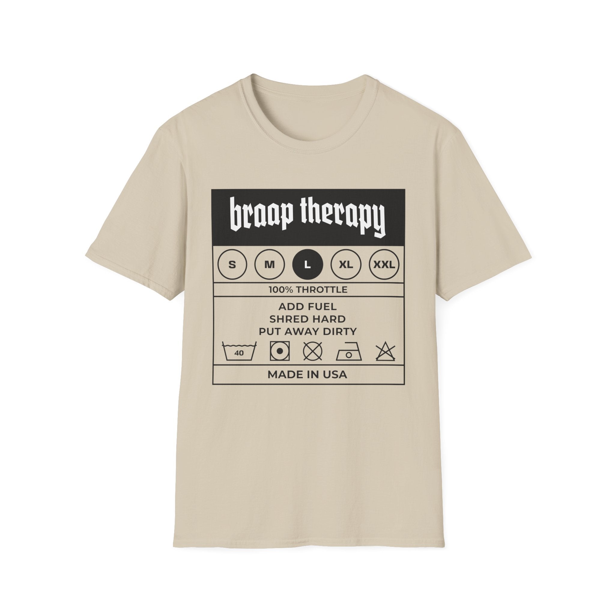 Braaap Therapy Tag T-Shirt