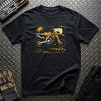 Dirtbike in Orange T-Shirt