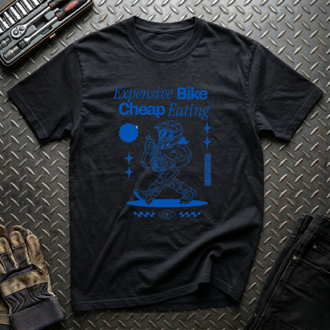 Expensive Bike Cheap Eating T-Shirt