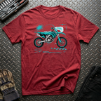 Dirtbike in Teal T-Shirt