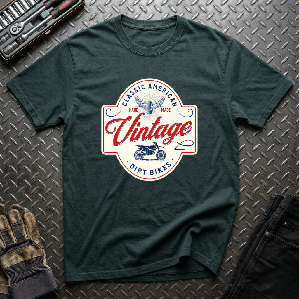 Classic American Dirt Bikes T-Shirt