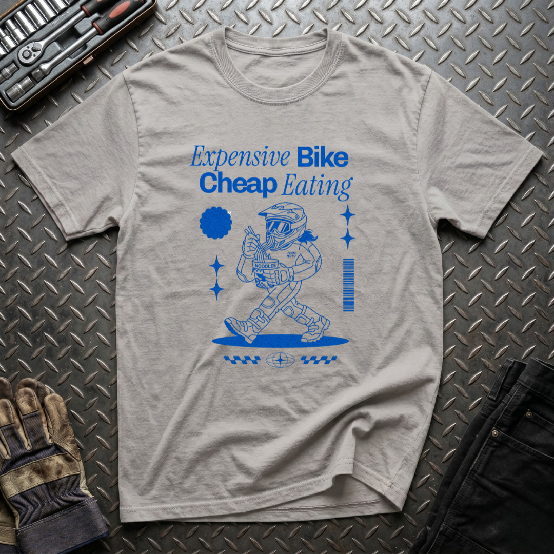 Expensive Bike Cheap Eating T-Shirt