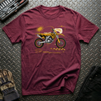 Dirtbike in Orange T-Shirt