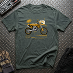 Dirtbike in Orange T-Shirt