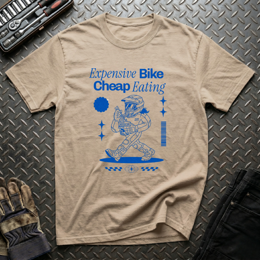 Expensive Bike Cheap Eating T-Shirt
