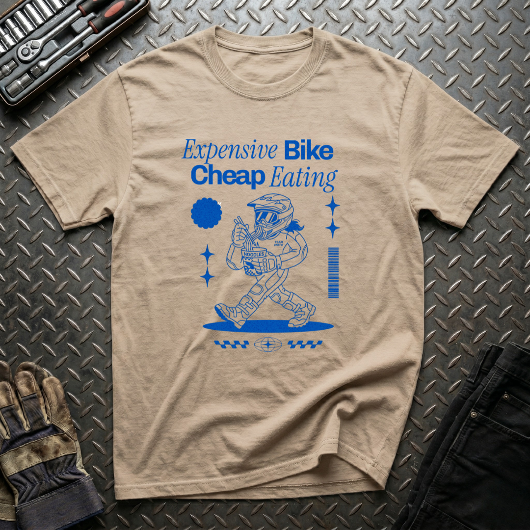Expensive Bike Cheap Eating T-Shirt