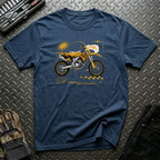 Dirtbike in Orange T-Shirt