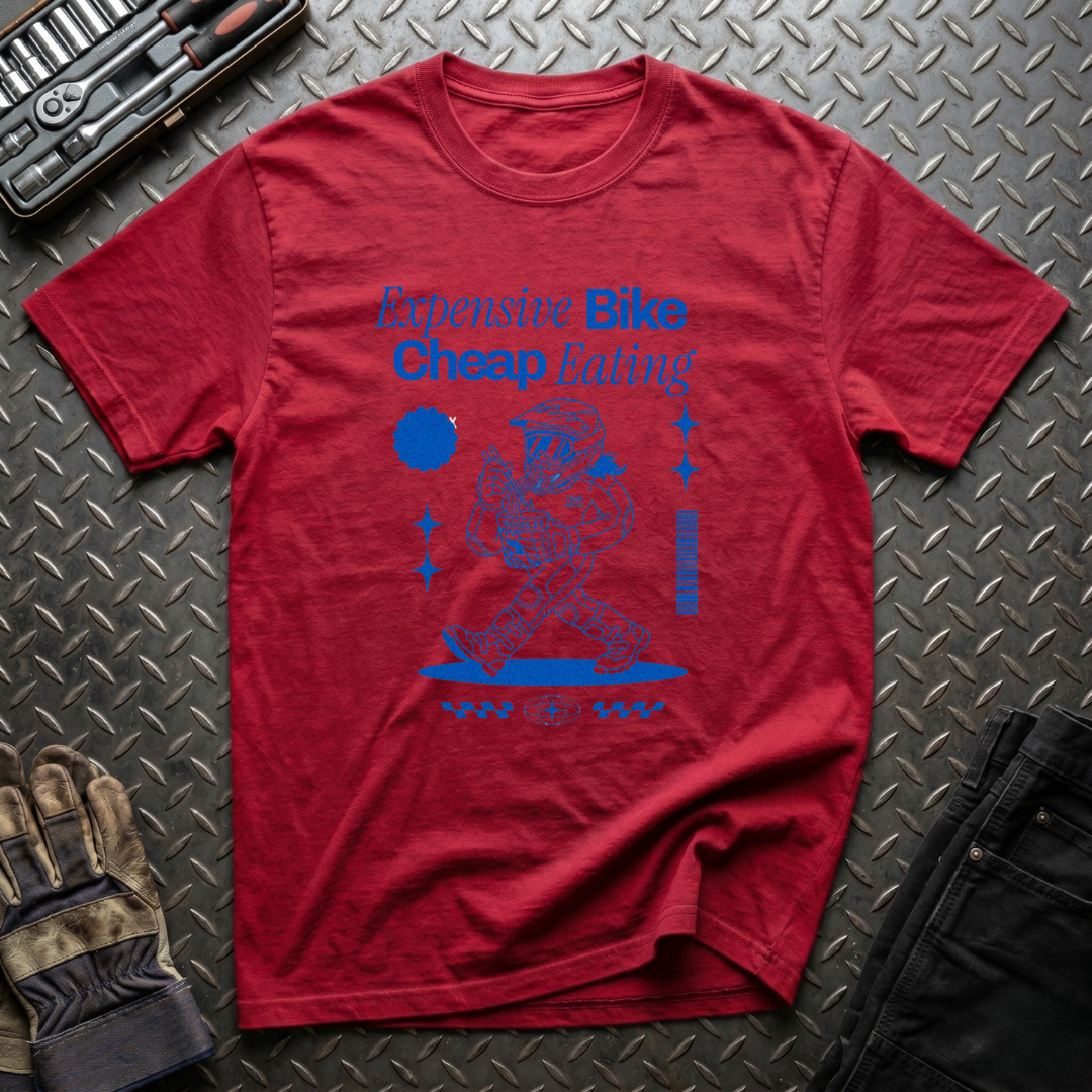 Expensive Bike Cheap Eating T-Shirt