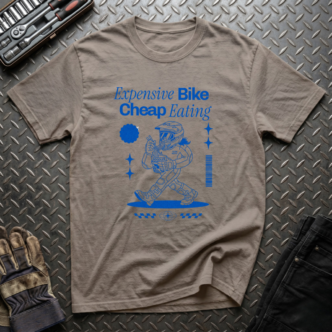 Expensive Bike Cheap Eating T-Shirt