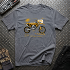 Dirtbike in Orange T-Shirt