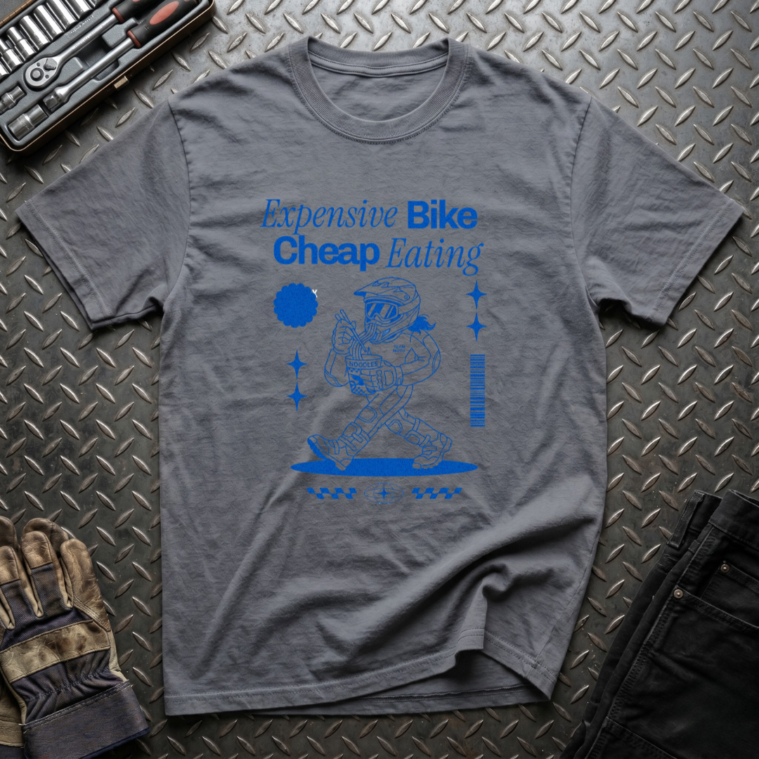 Expensive Bike Cheap Eating T-Shirt
