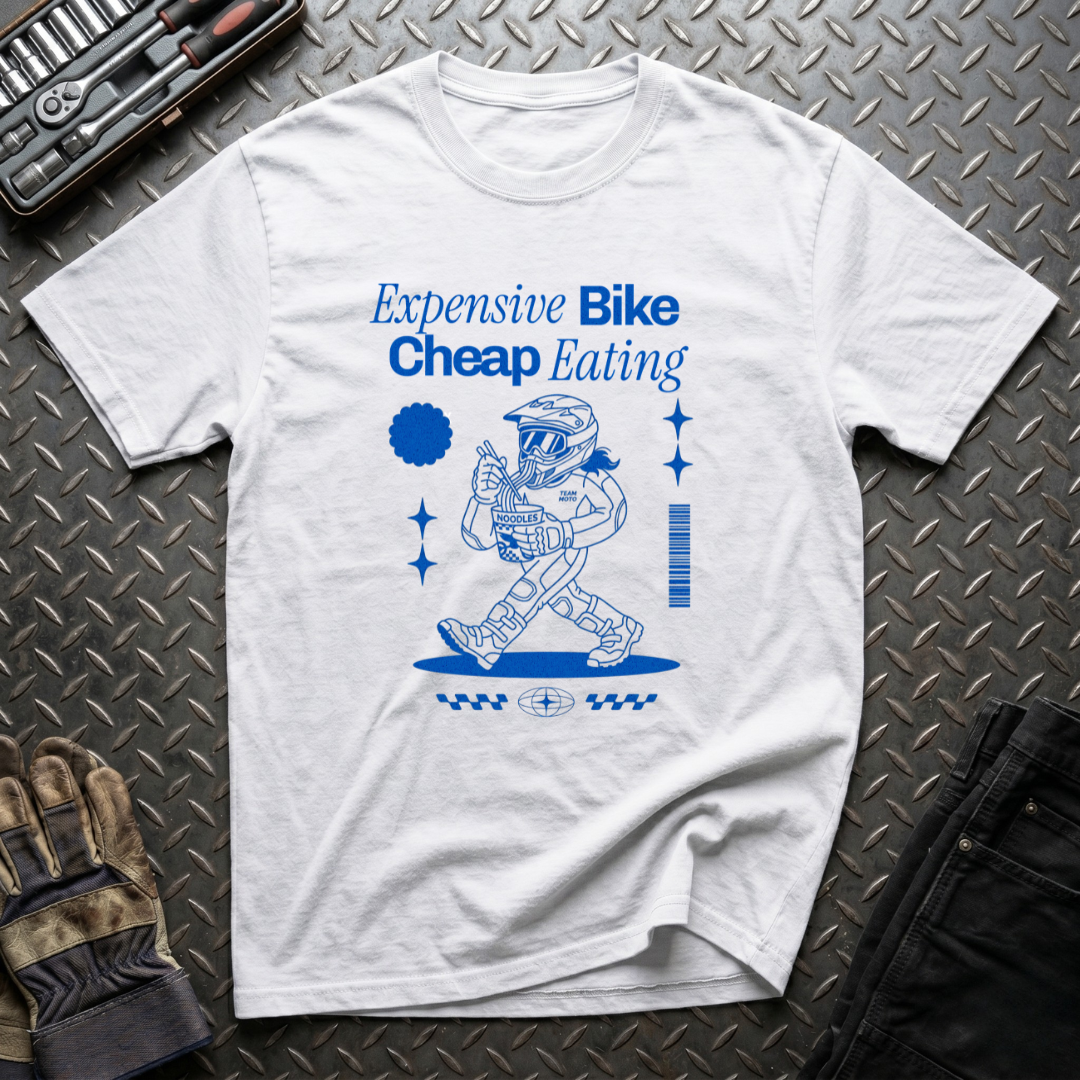 Expensive Bike Cheap Eating T-Shirt
