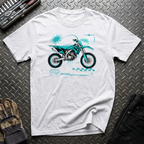 Dirtbike in Teal T-Shirt